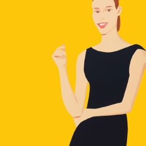 The Black Dress - Ulla by Alex Katz