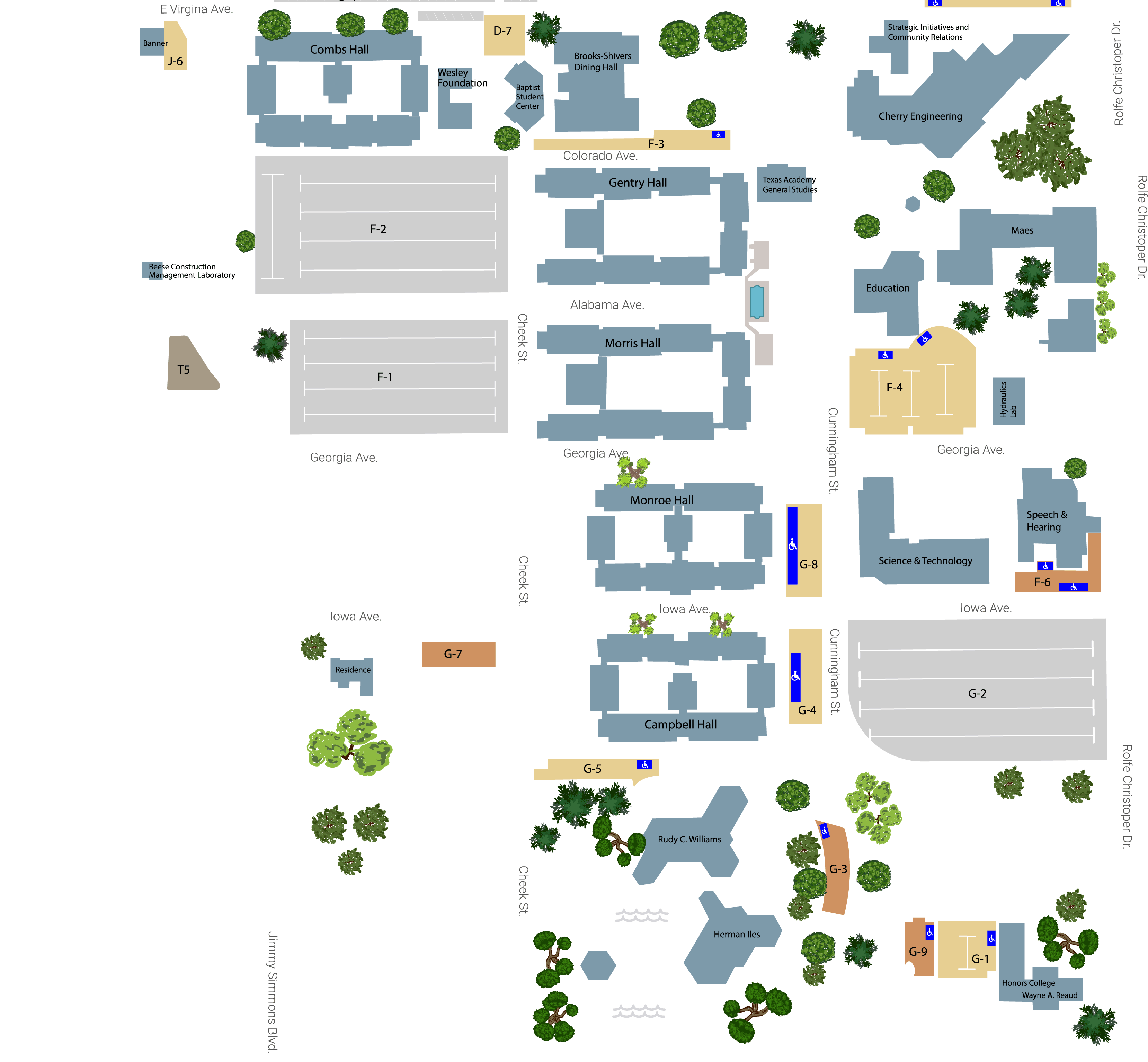 Campus Map - Cherry Street Baptist Church