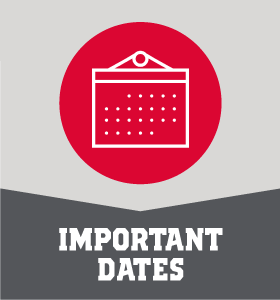 Important Dates – Click to learn more!