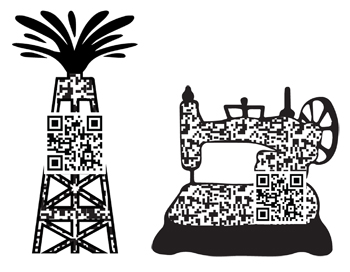 Designs created for Spindletop QR codes