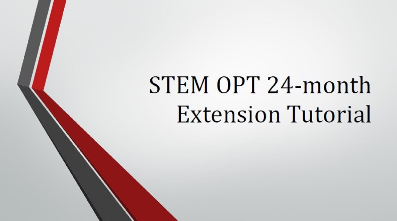 STEM OPT Extension  Office of International Students & Scholars