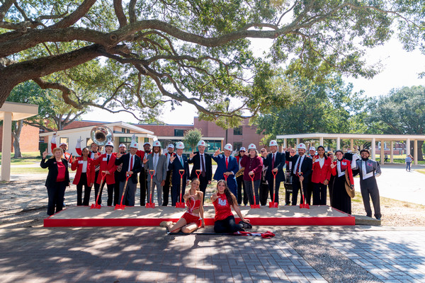 Library Groundbreaking at LU