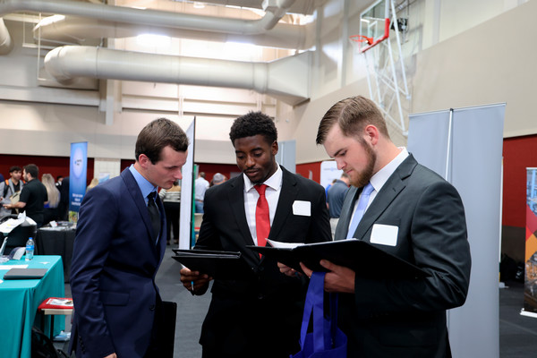 Engineering Career Fair Students 