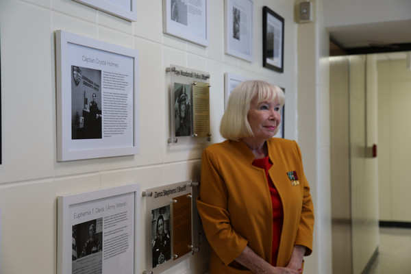 Wall of Honor for Women in Uniform unveiled