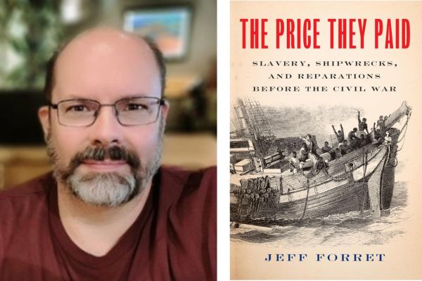 Forret explores forgotten slave shipwrecks and U.S. reparations efforts in new book