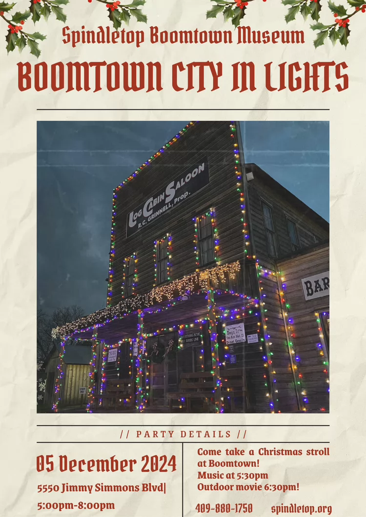 City In Lights. December 5, 2024. 5550 Jimmy Simmons Boulevard. 5pm to 8pm. 