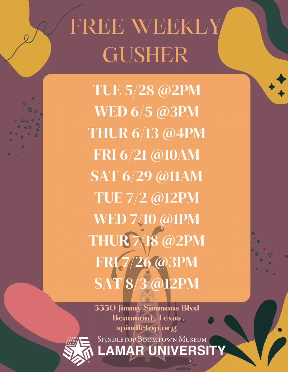 Free Weekly Gusher