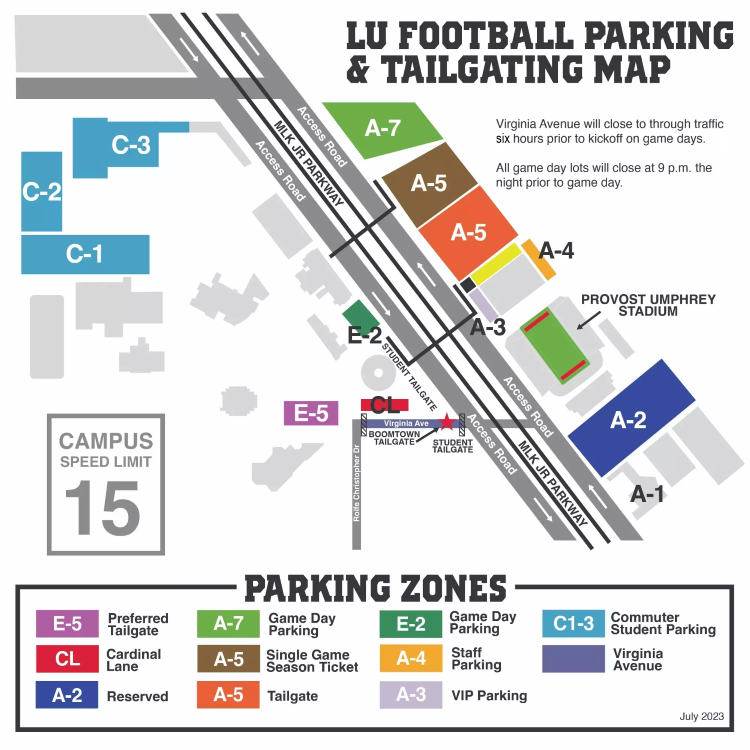 Tailgate Map